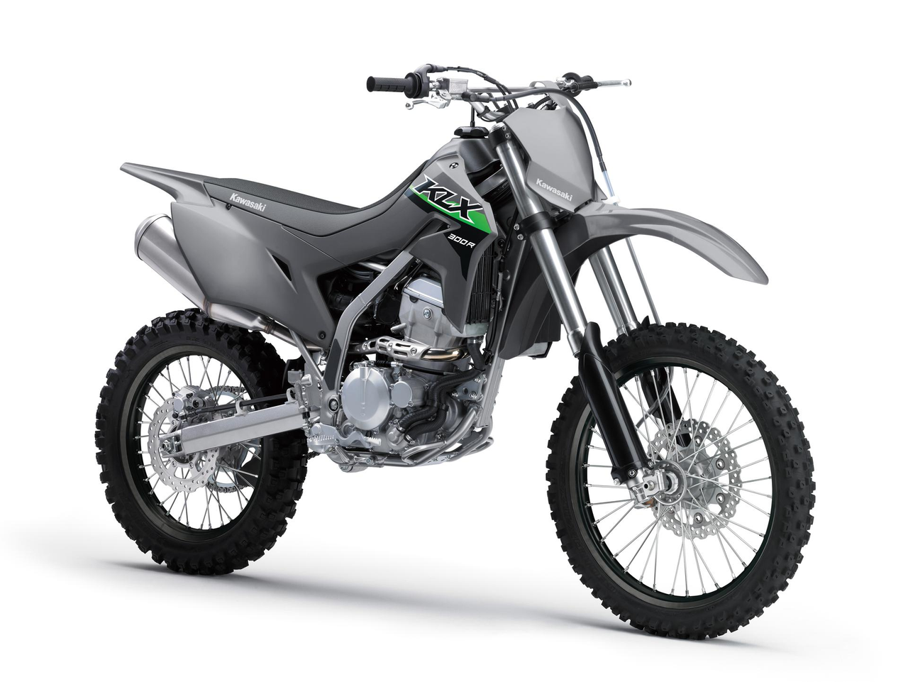 KLX300R - 2026 na cor BATTLE GRAY